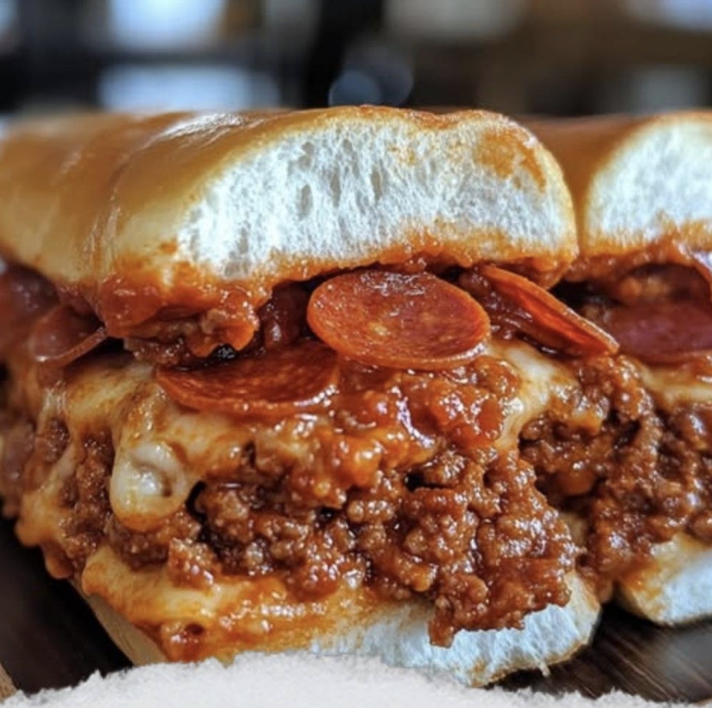 Pepperoni Pizza Sloppy Joes