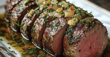 Herb Butter Beef Tenderloin Roast