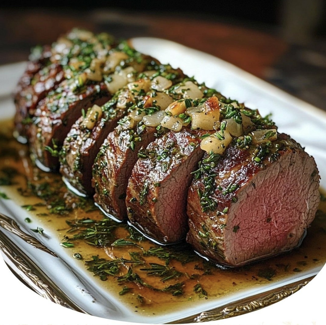 Herb Butter Beef Tenderloin Roast